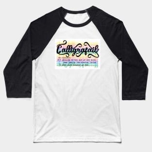 Calligrafail - crafter gift Baseball T-Shirt